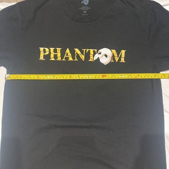 Phantom of the Opera US Tour Black and Gold Phantom Tshirt Unisex Medium NWOT - Picture 5 of 6